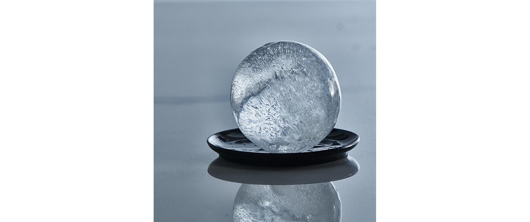 Lurch Eiswürfelform – Ø 6,4 cm, Silikon, Schwarz, 2 Stk.
