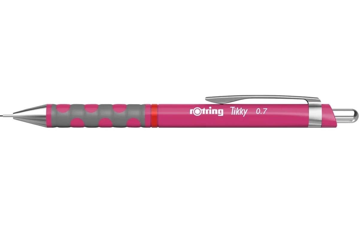 Rotring Tikky Druckbleistift – 0,7 mm – magenta – mit Radierer