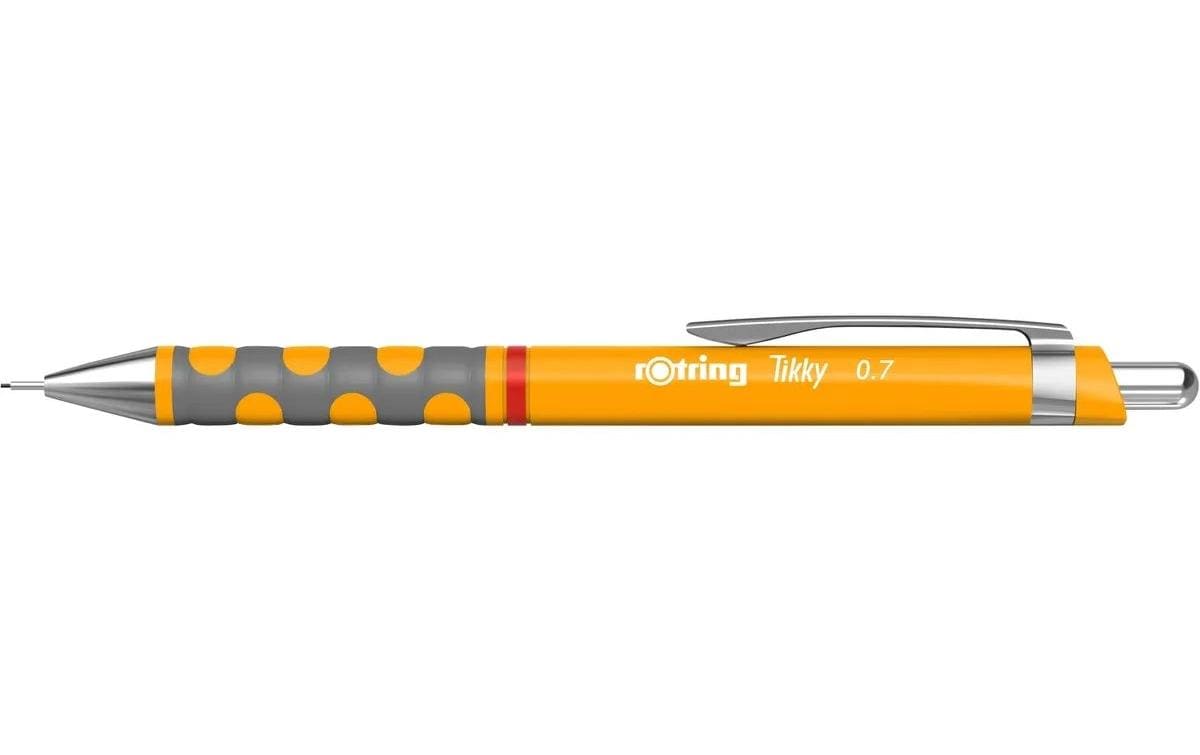 Rotring Tikky Druckbleistift – 0,7 mm – goldgelb – mit Radierer