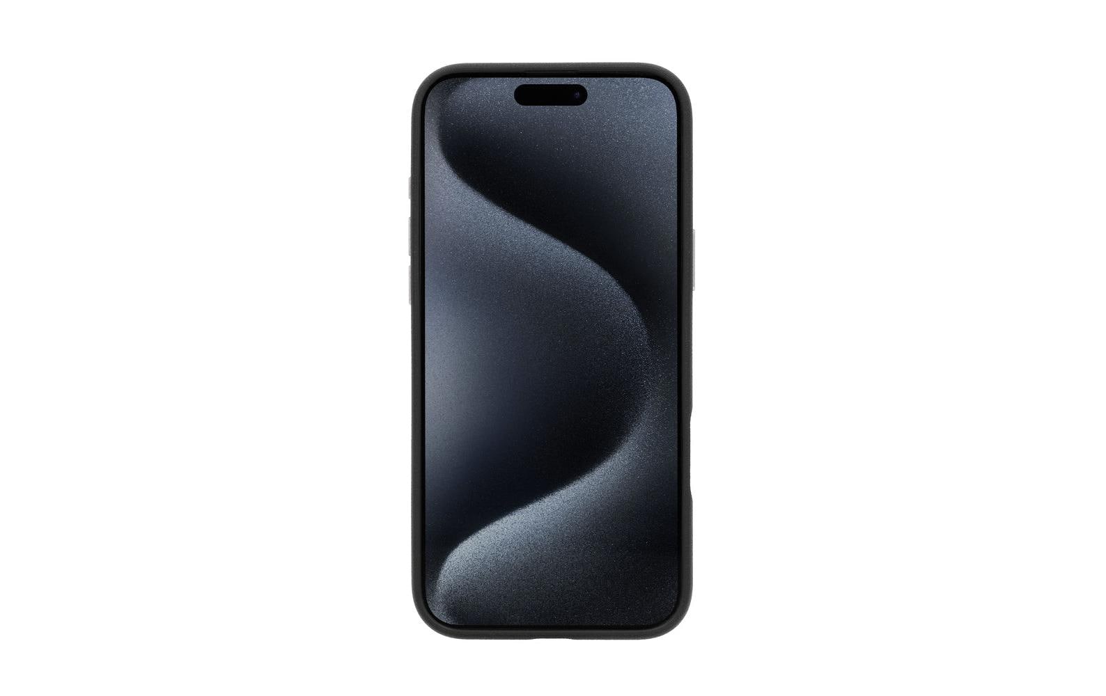 Valenta Backcover Style – für Apple iPhone 16 Pro Max – schwarz – Kunstleder – MagSafe-kompatibel