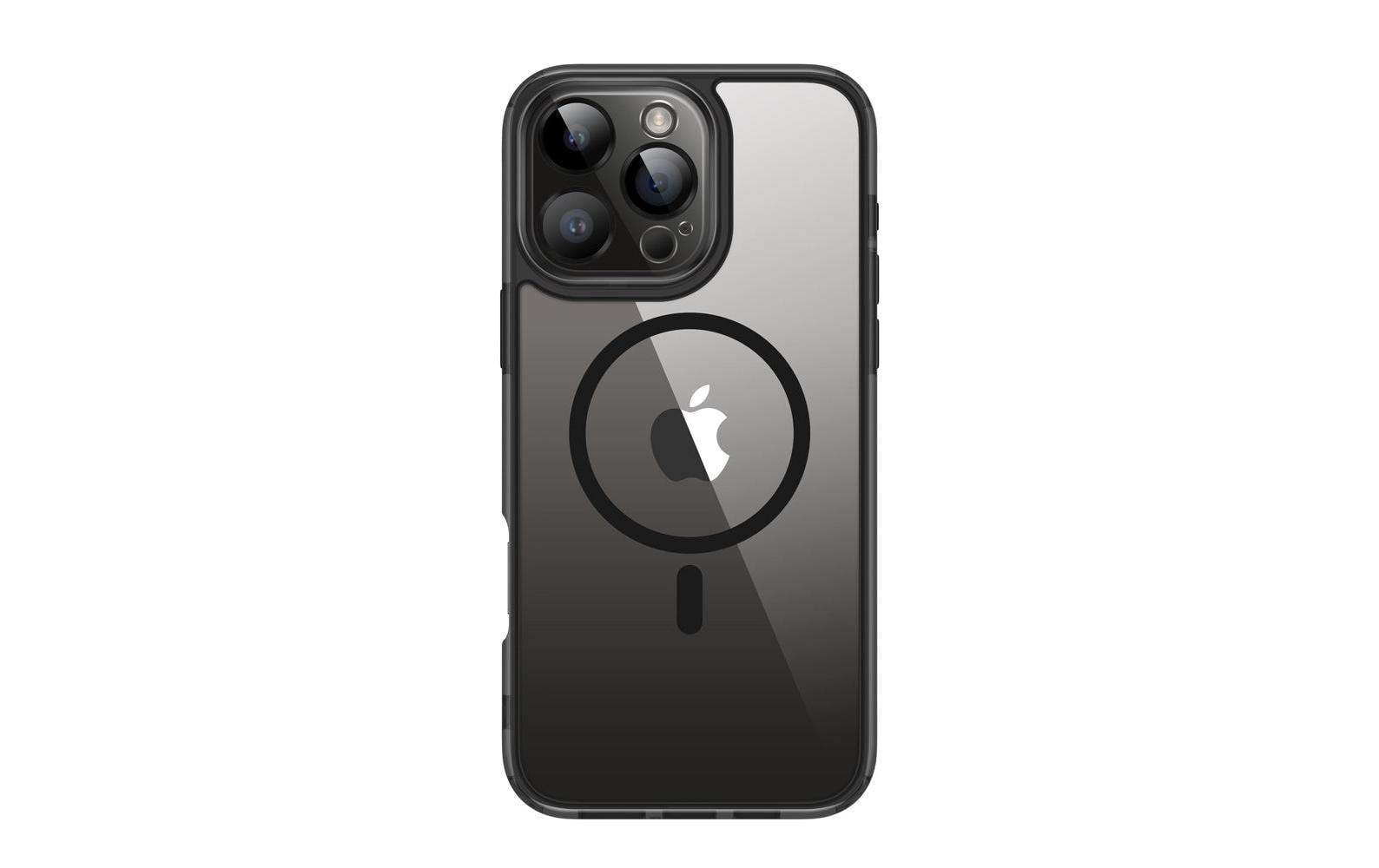 Valenta Trend MagSafe Backcover – für iPhone 16 Pro, Schwarz, TPU