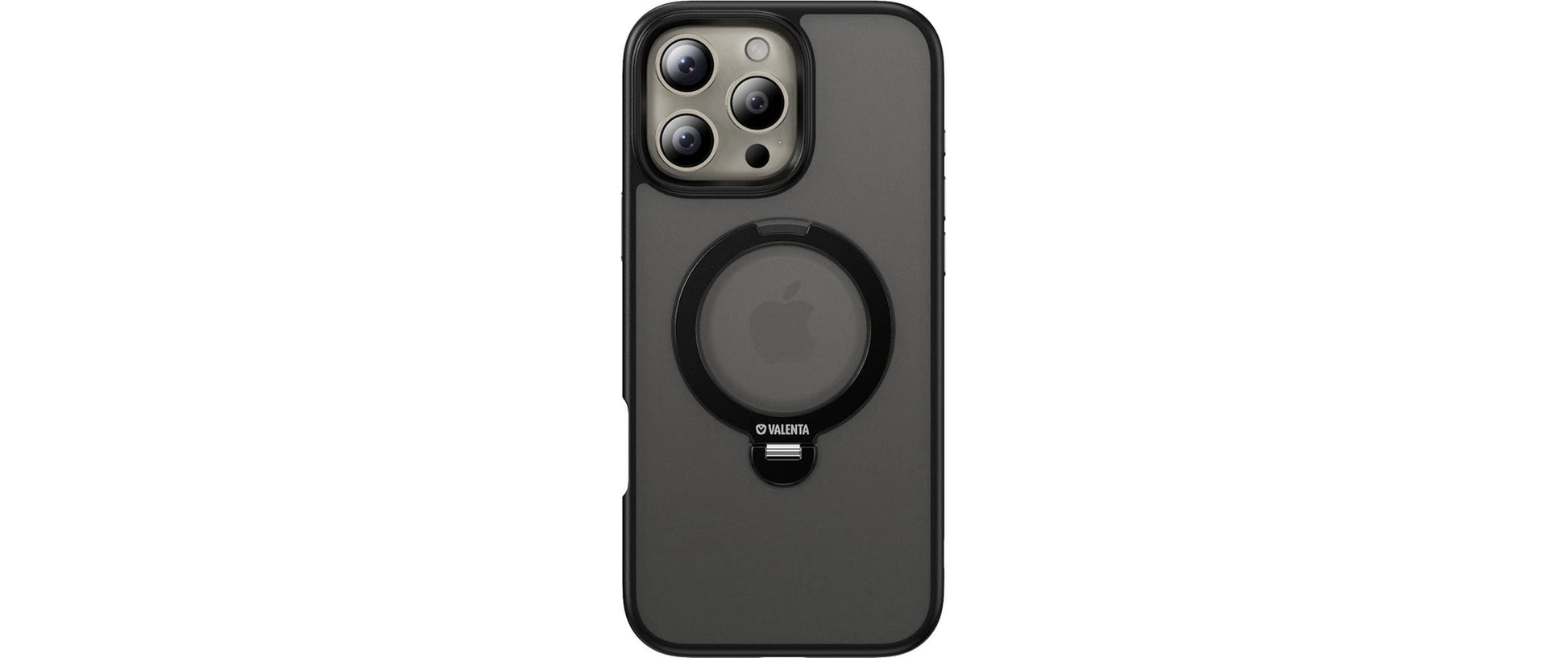 Valenta Backcover – für Apple iPhone 16 Pro Max – schwarz – TPU – MagSafe-kompatibel