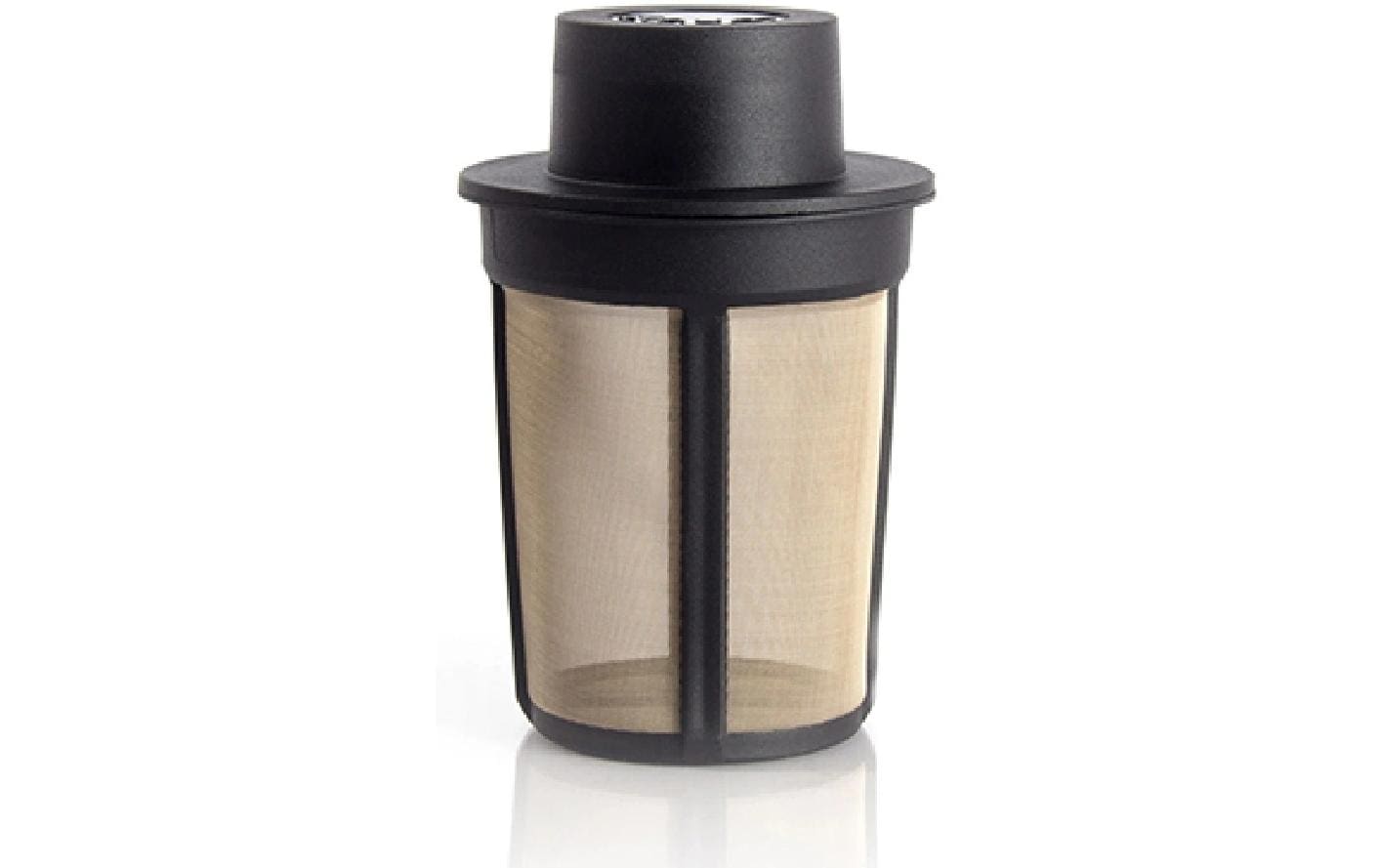 Finum Floating Basket L – Teesieb, Edelstahl, für Teeblätter, schwarz