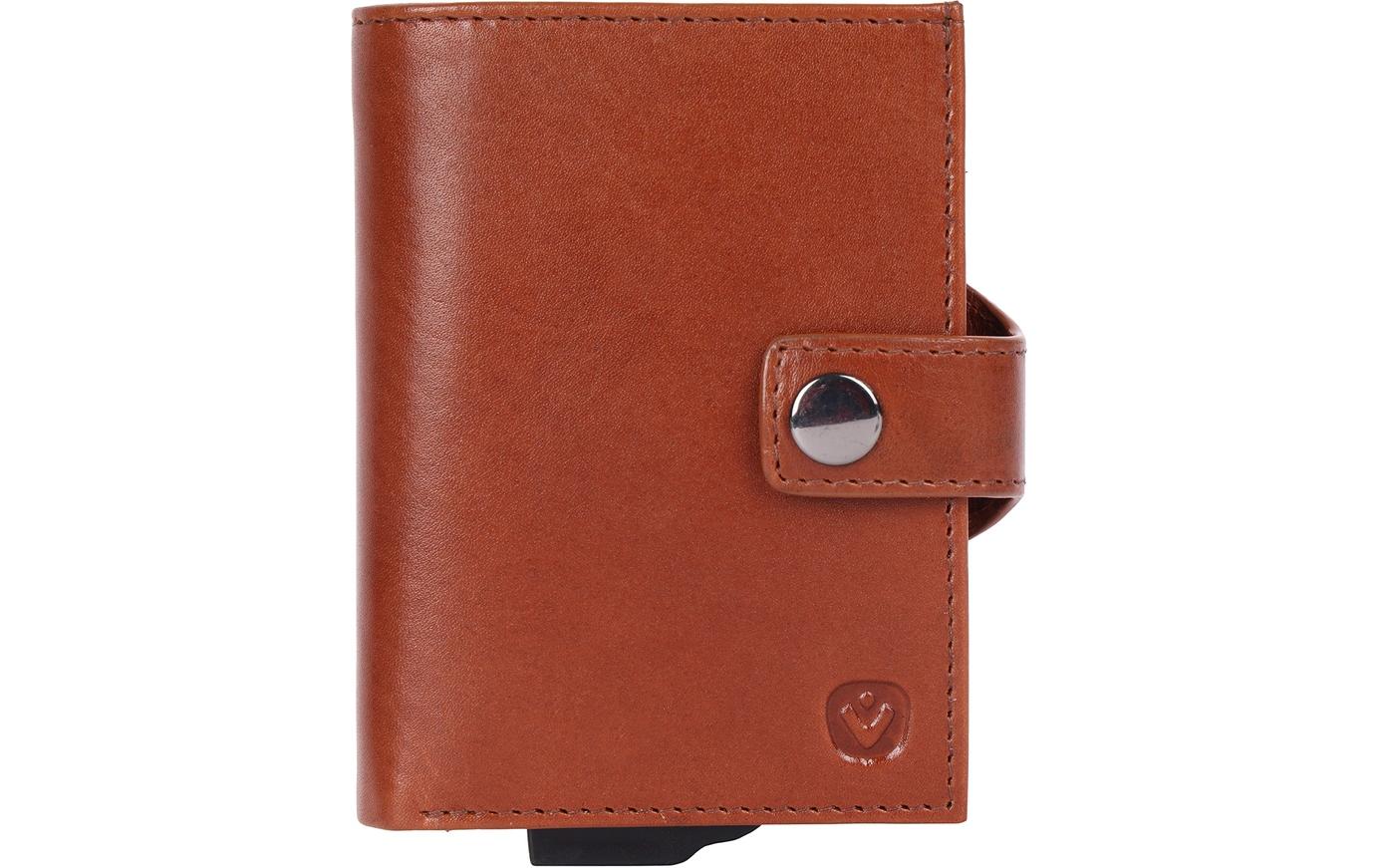 Valenta Kartenetui – 109 × 26 mm, Leder, Rot