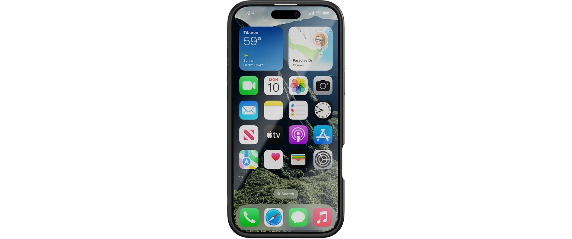 Valenta Backcover – für Apple iPhone 16 Pro Max – schwarz – TPU – MagSafe-kompatibel