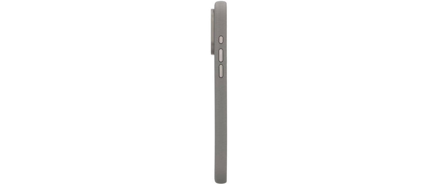 Valenta Backcover Style – für Apple iPhone 16 Pro Max – grau – Kunstleder