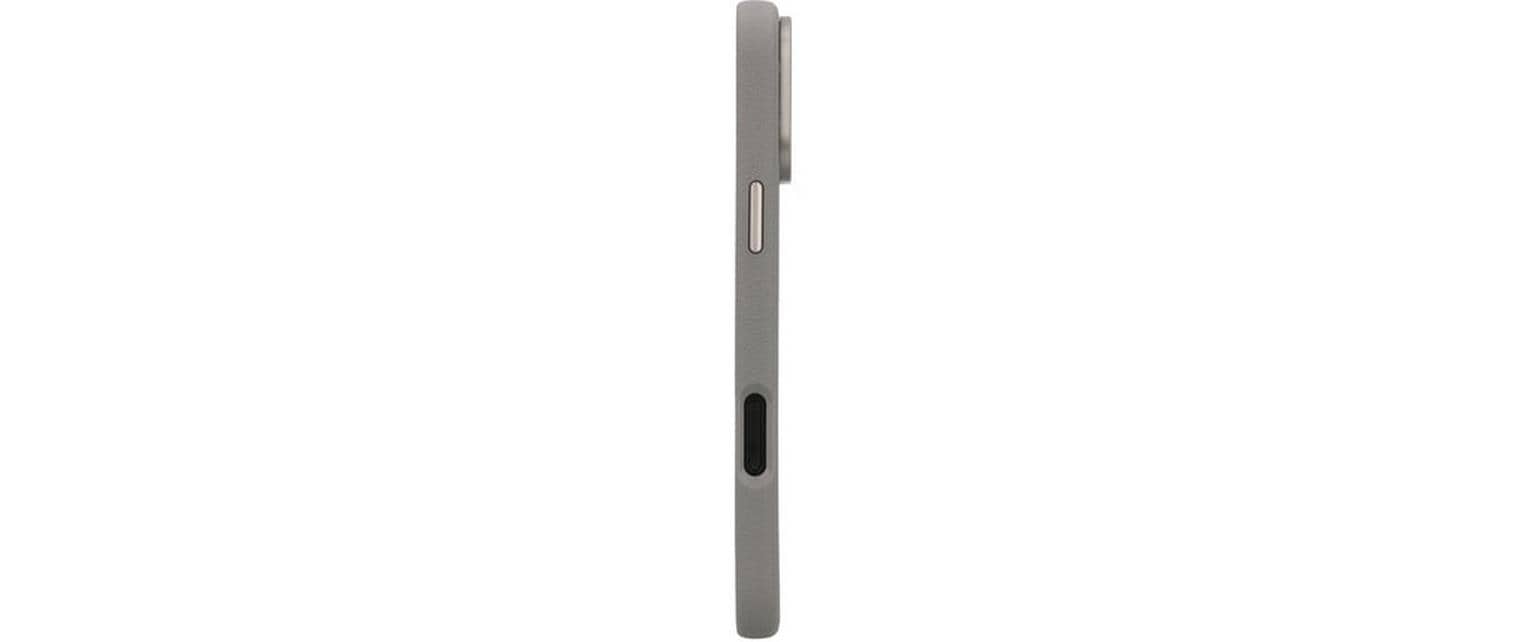 Valenta Backcover Style – für Apple iPhone 16 Pro Max – grau – Kunstleder