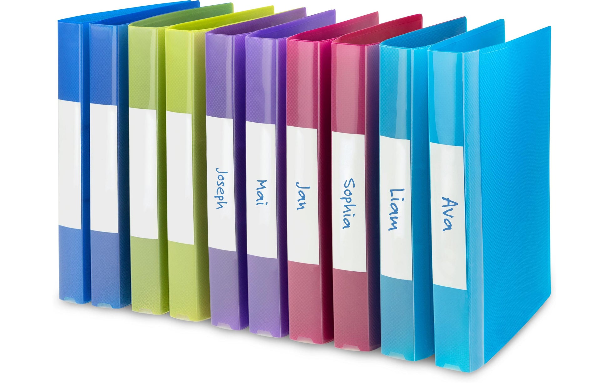 Rapesco Ringbuch – 2-Ring Ø 25 mm – für A4 – mehrfarbig – 10 Stk.