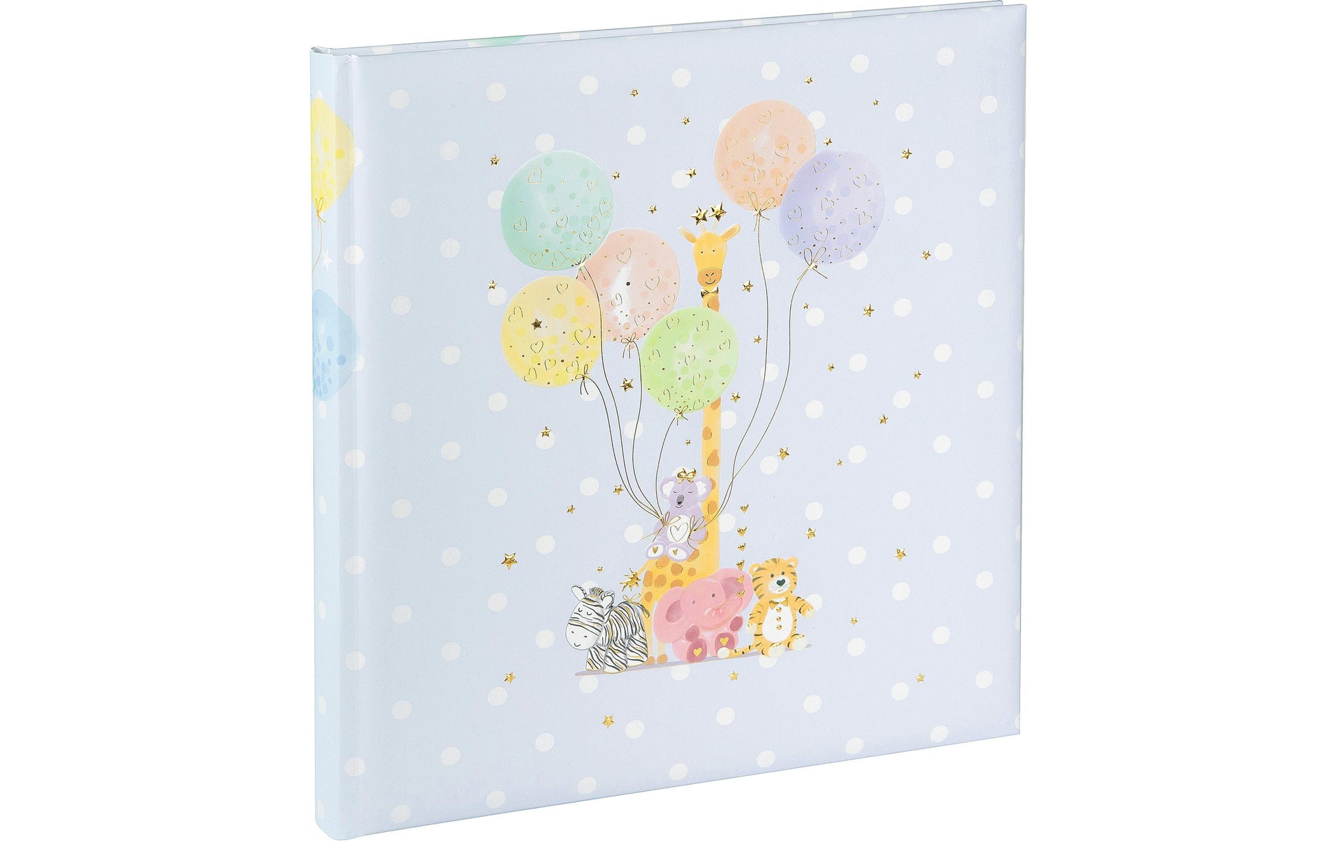 Goldbuch Babyalbum Balloon Party – für 100 × 150 mm, mehrfarbig, Pergamin, 300 × 310 mm