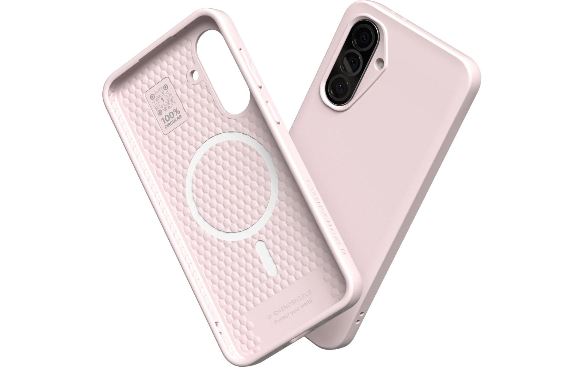 RhinoShield Backcover Solidsuit – für Samsung Galaxy A56 – rosa – Kunststoff – MagSafe-kompatibel