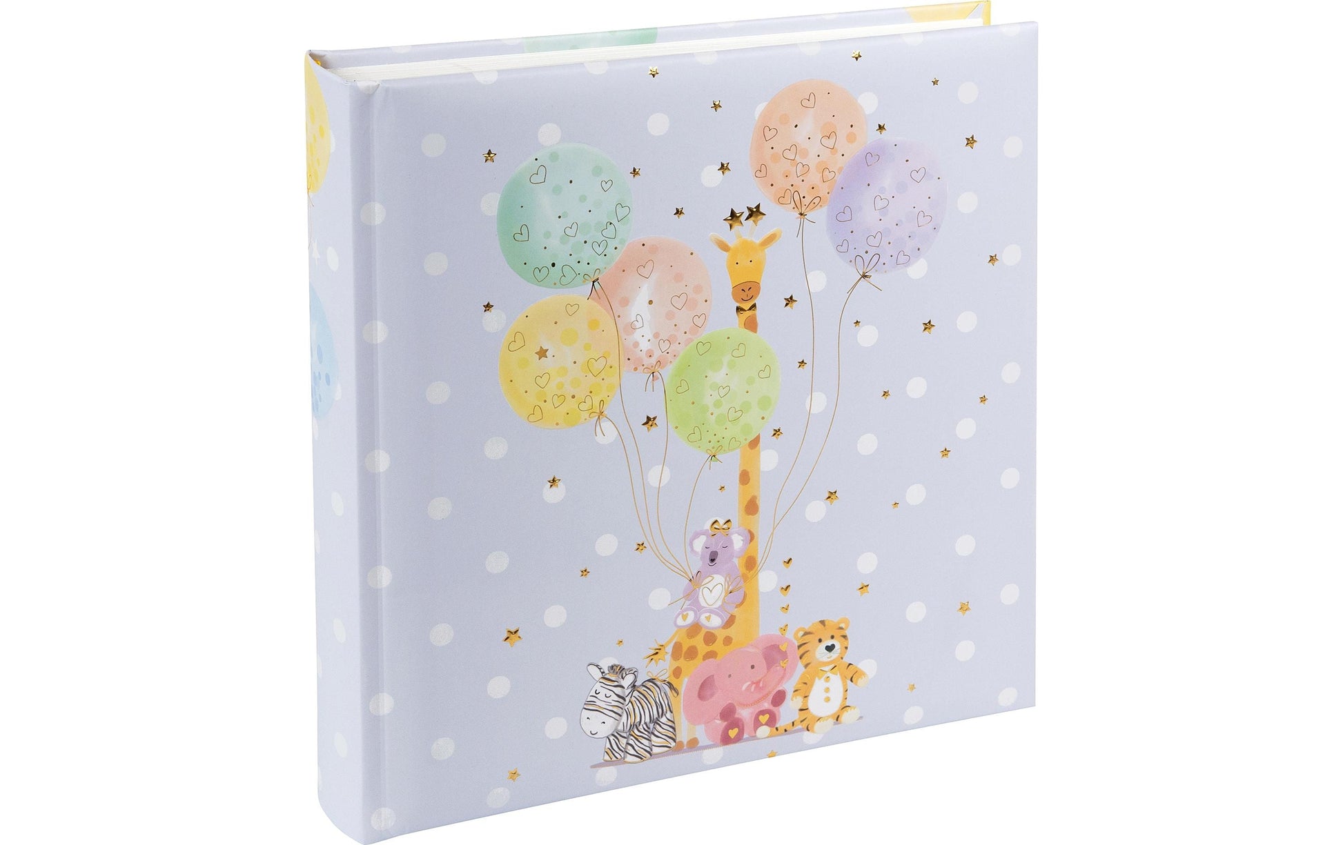 Goldbuch Fotoalbum Balloon Party – für 100 × 150 mm, mehrfarbig, Pergamin, 250 × 250 mm