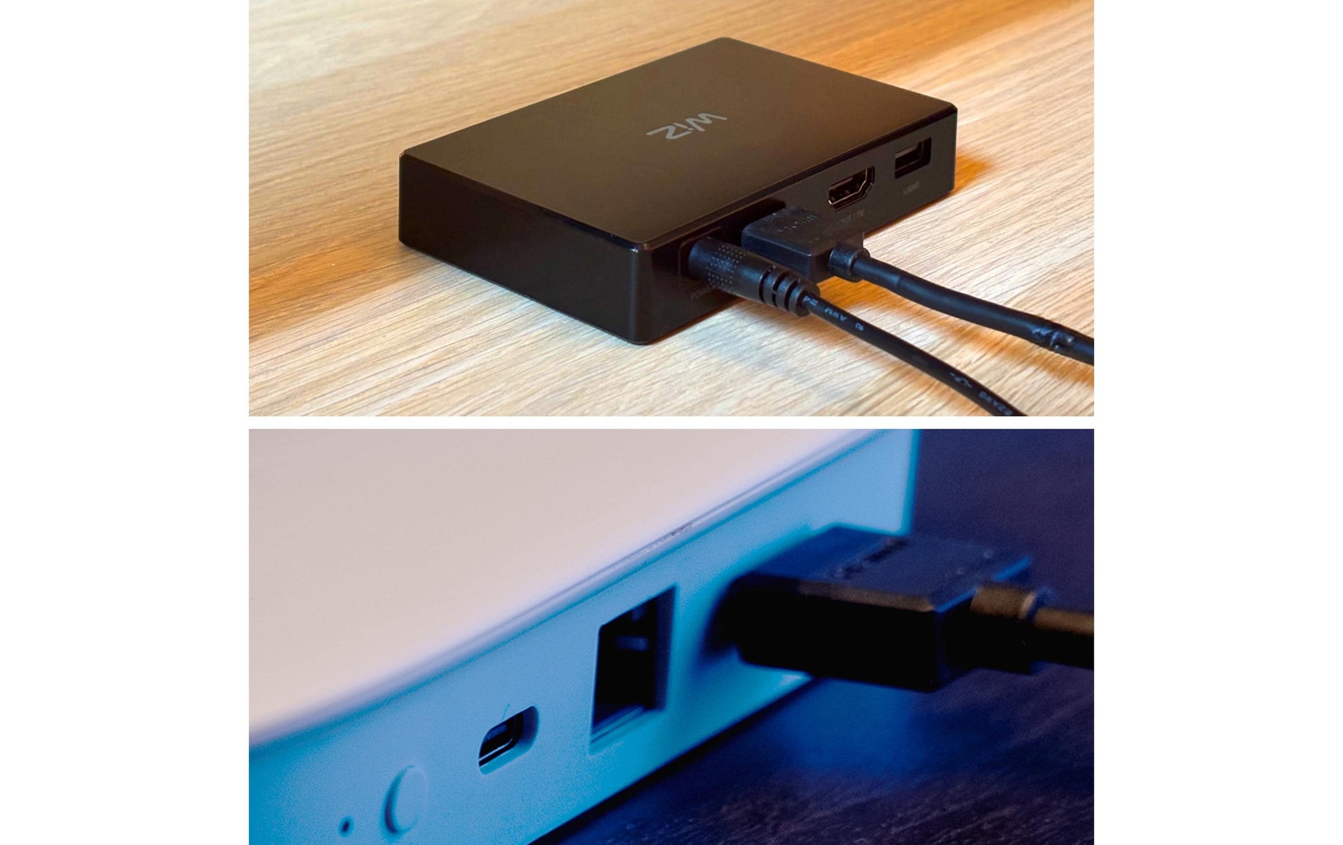WiZ Sync Box Starter Kit – Umgebungslicht-Set, Gesamtleistung 17 W, WLAN, für 55–65", Mehrfarbig