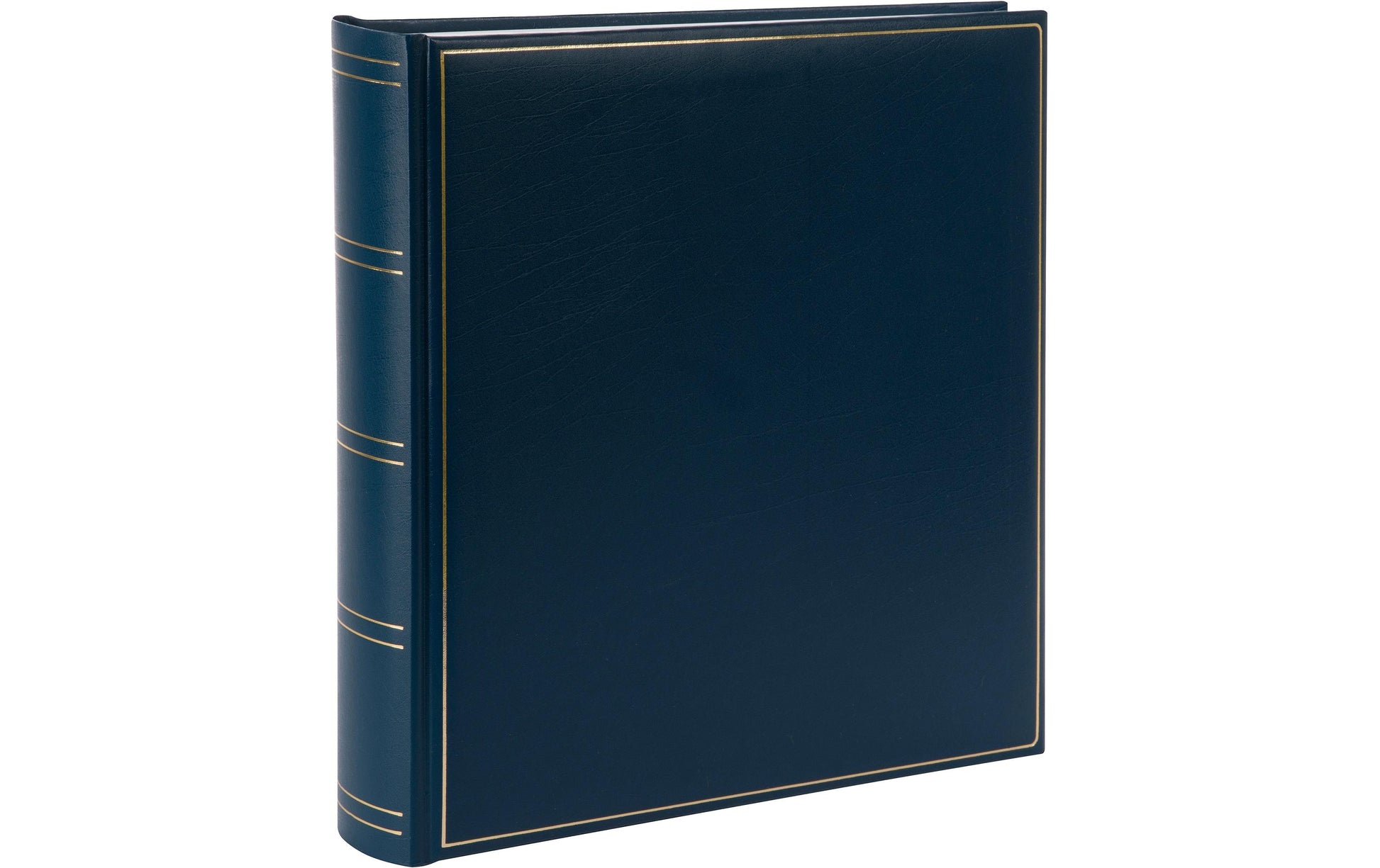 Goldbuch Milano – Fotobuch, gebunden, 100 Seiten, weiss, 30 × 31 cm, Kunstleder, blau, mit Pergamin
