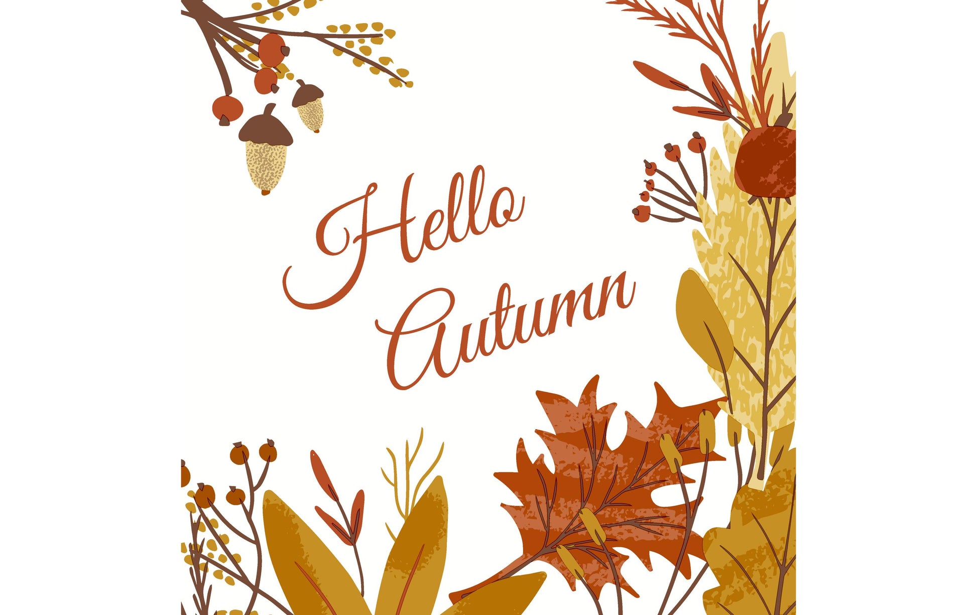 Paper + Design Servietten Hello Autumn braun – 33 × 33 cm, 3-lagig – 20 Stück