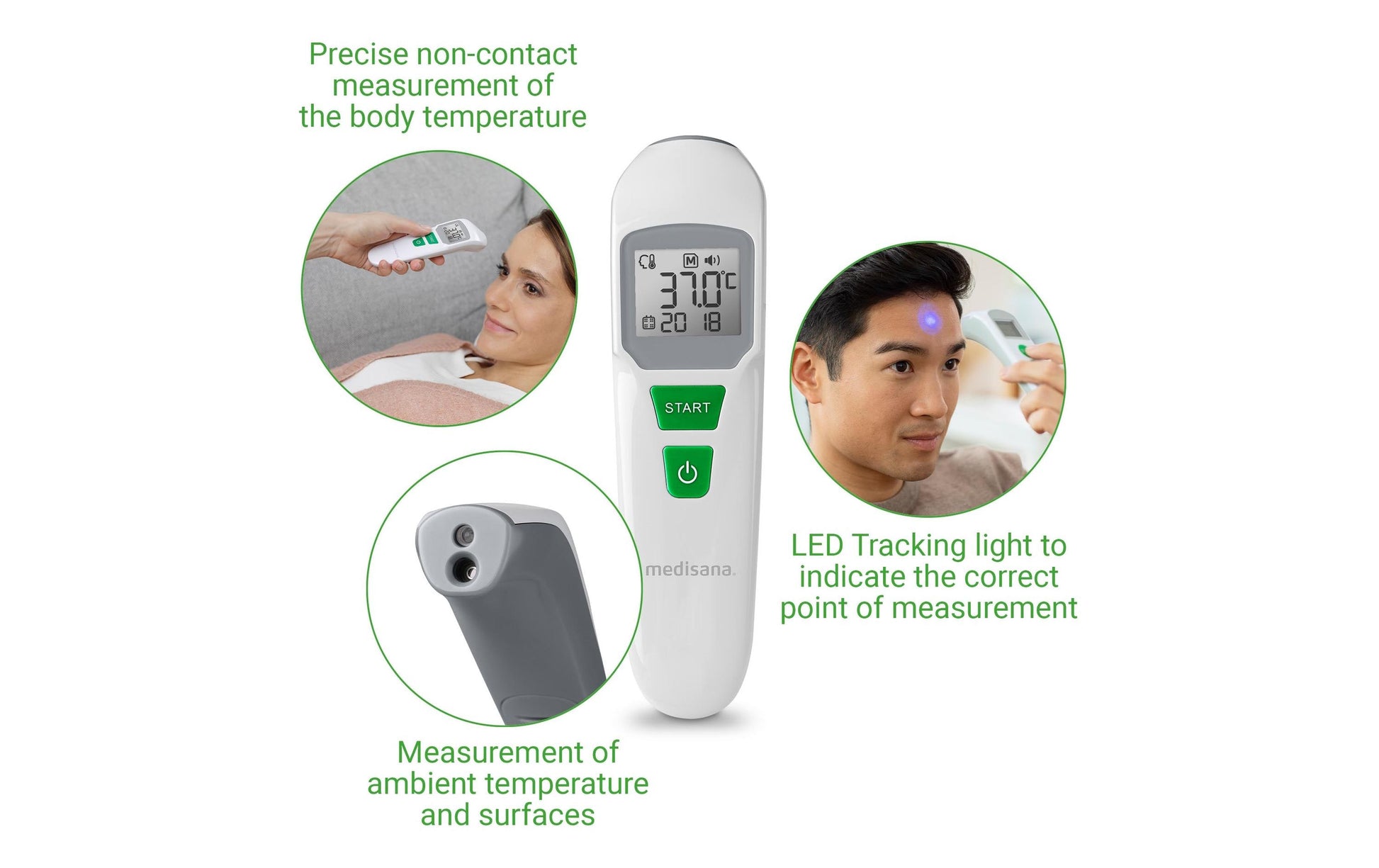 Medisana TM 760 – kontaktloses Stirnthermometer – 3 s