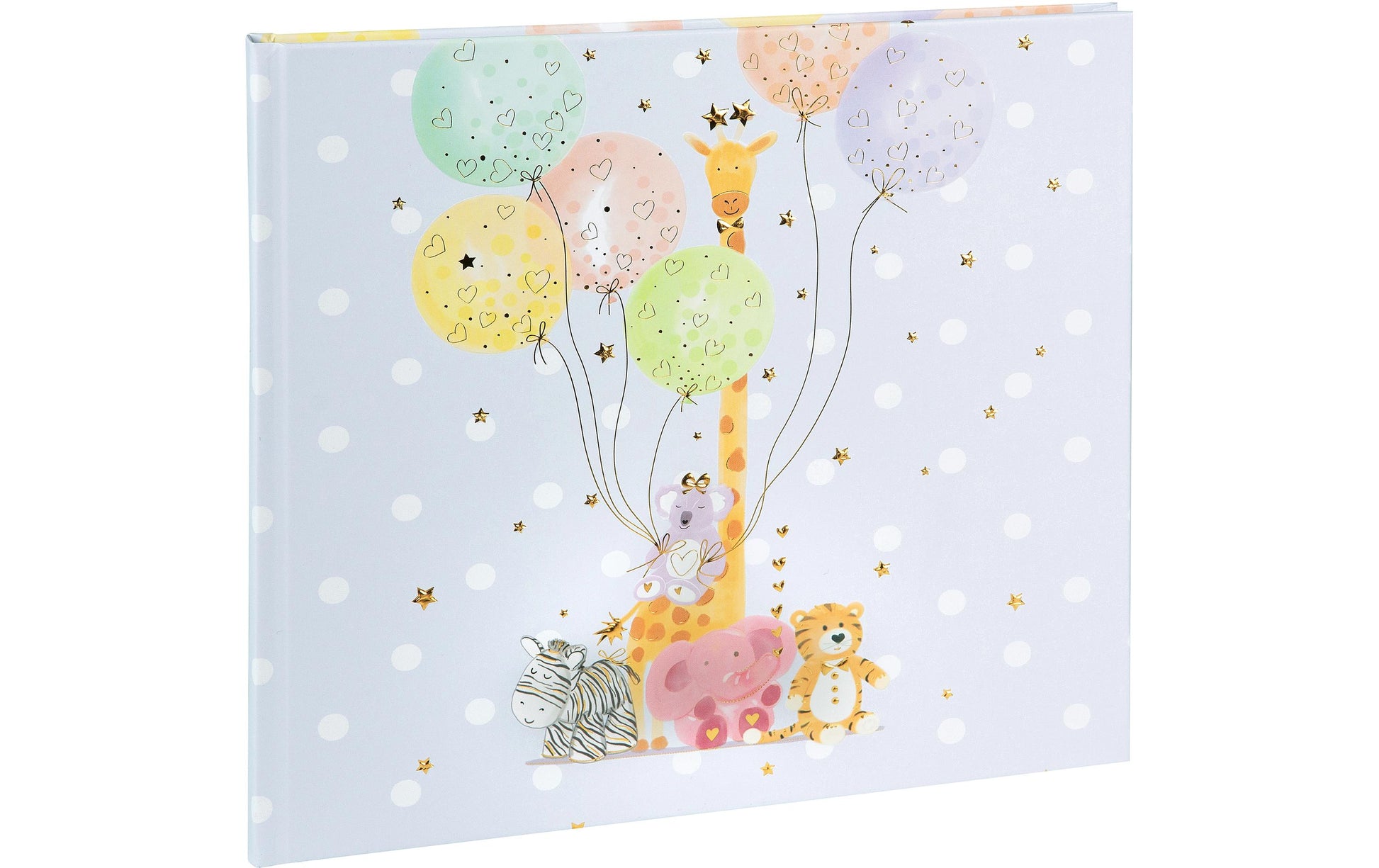 Goldbuch Babytagebuch Balloon Party – 100 Seiten – 245 × 225 mm – Gebunden, Mehrfarbig