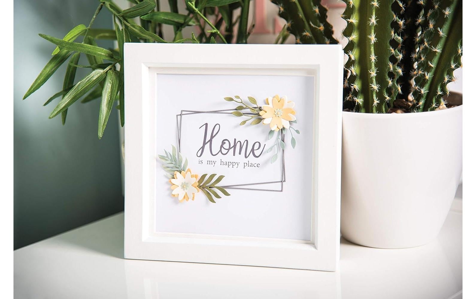 Sizzix 664377 – Stanzschablone Floraler Rahmen, 12 Teile
