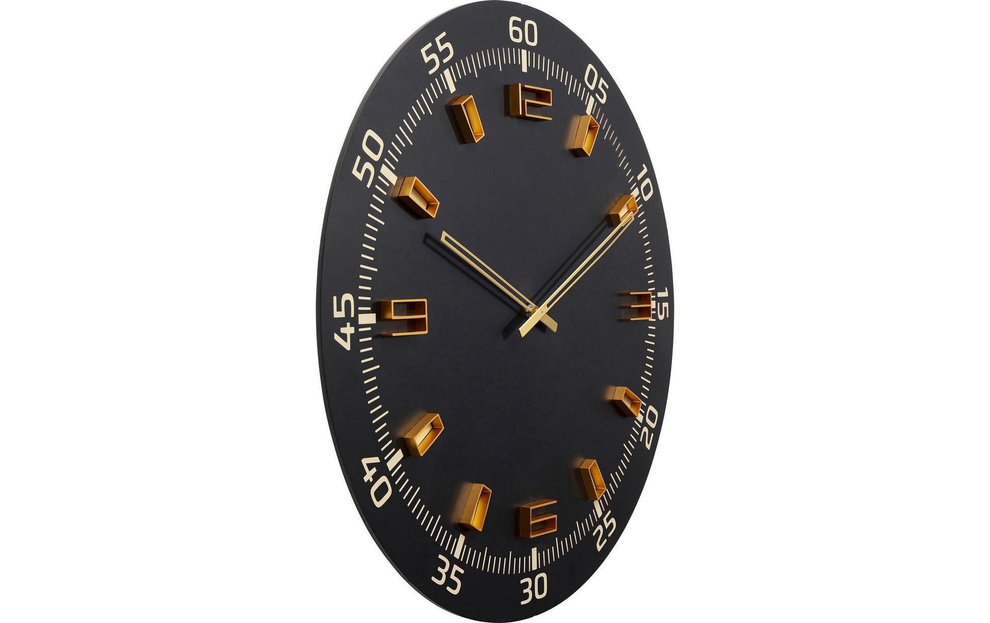 KARE Milk Bar Wanduhr – Analog, Ø 60 cm, Holz