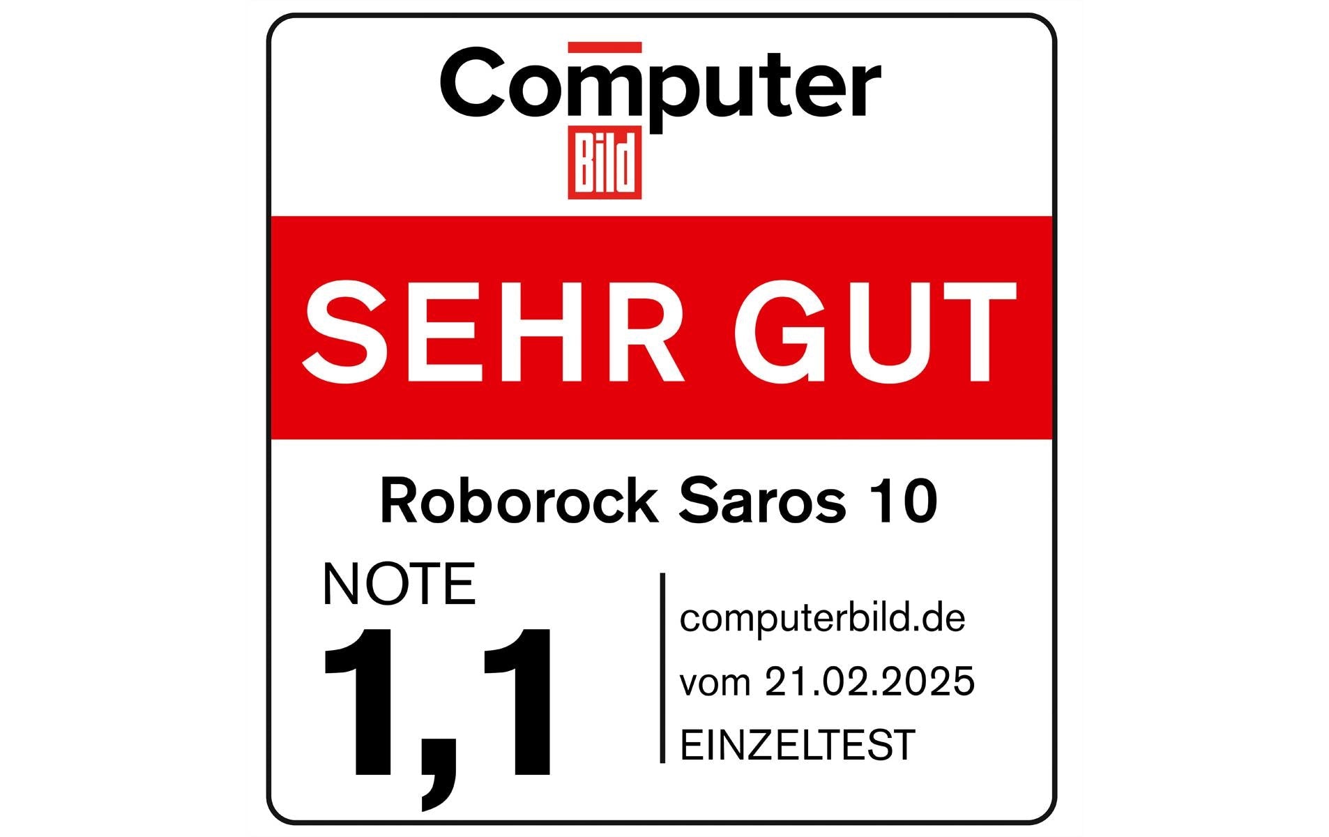 Roborock Saugroboter Saros 10 – 6400 mAh, 0,1 l, Akkubetrieb, 64 dB(A)