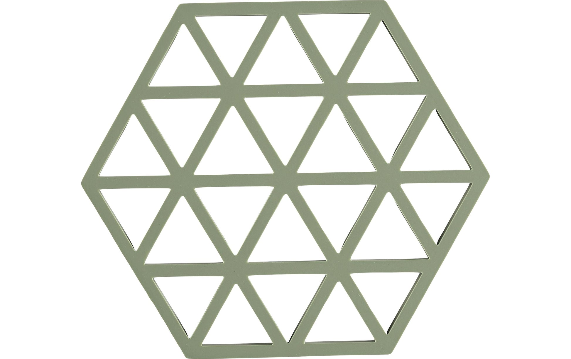 Zone Denmark Topfuntersetzer 14 × 16 × 0,9 cm, Silikon, Olivgrün