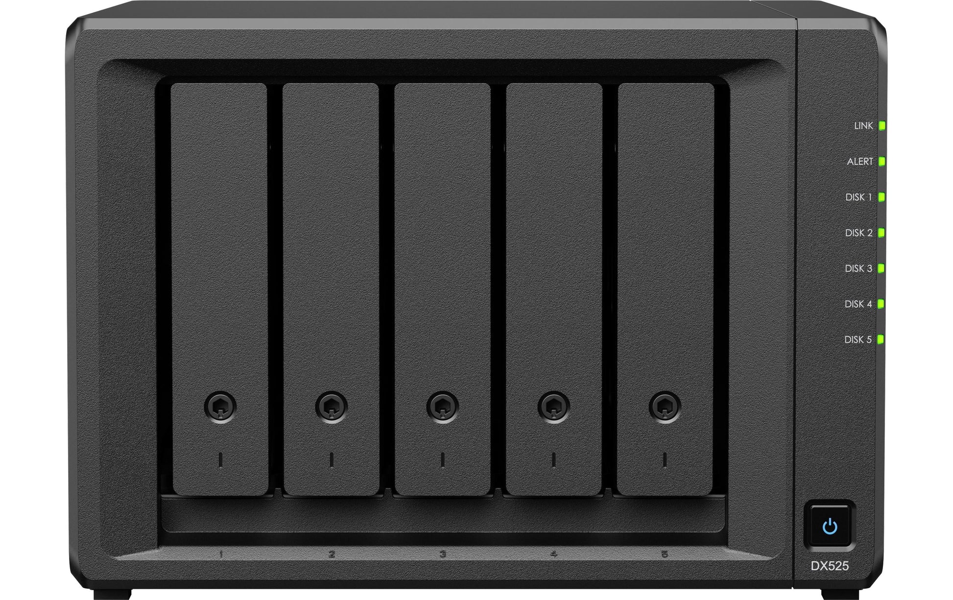Synology DX525 – 5-Bay Desktop NAS – für 2,5"/3,5" HDD/SSD, SATA