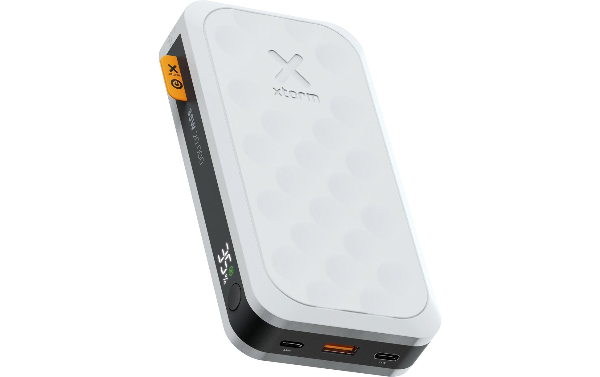 Xtorm Powerbank 20000 mAh, PD 35 W, 2× USB-C, 1× USB-A, Weiss