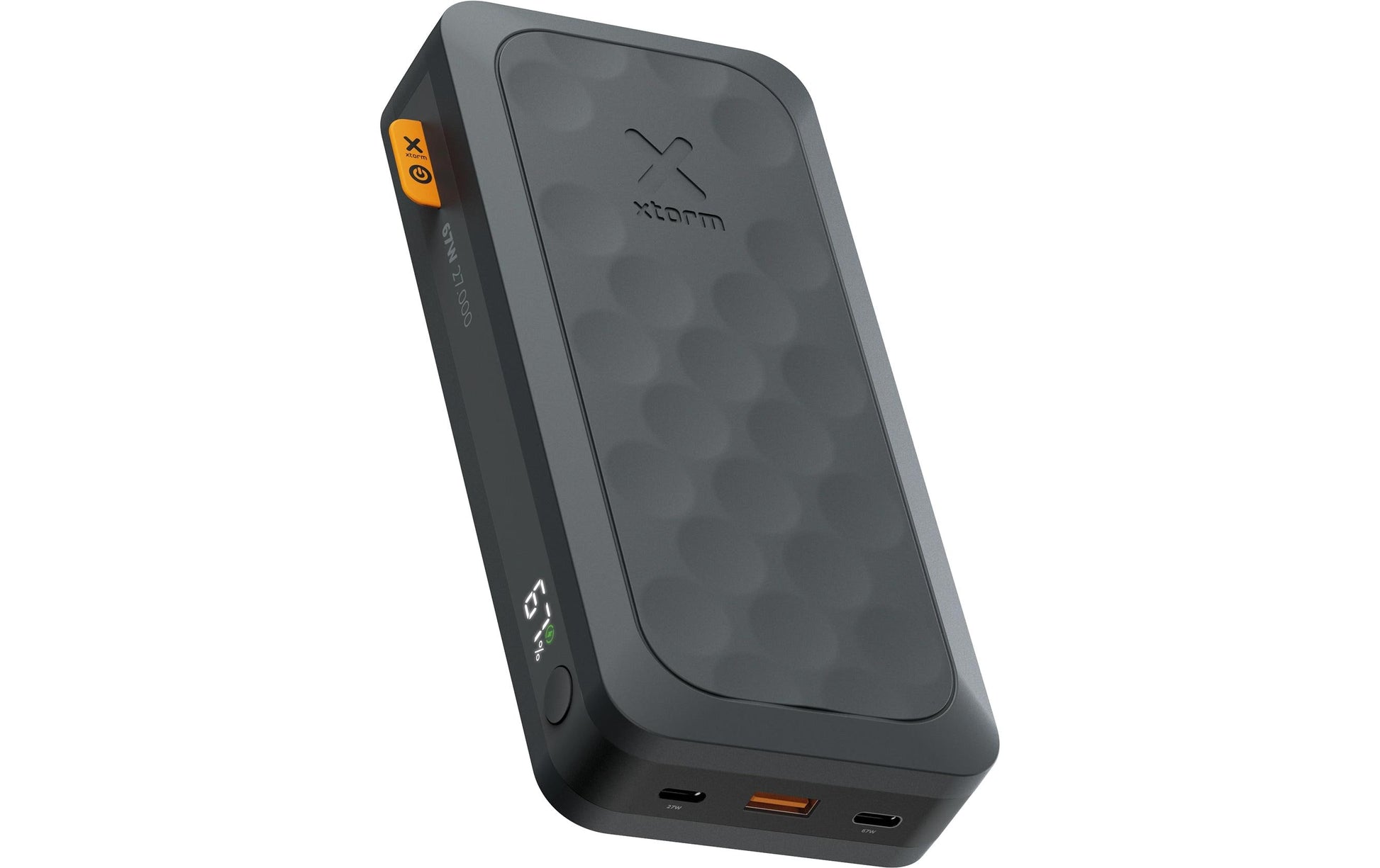 Xtorm Powerbank 27000 mAh, PD 67 W, 2× USB-C, 1× USB-A, Schwarz