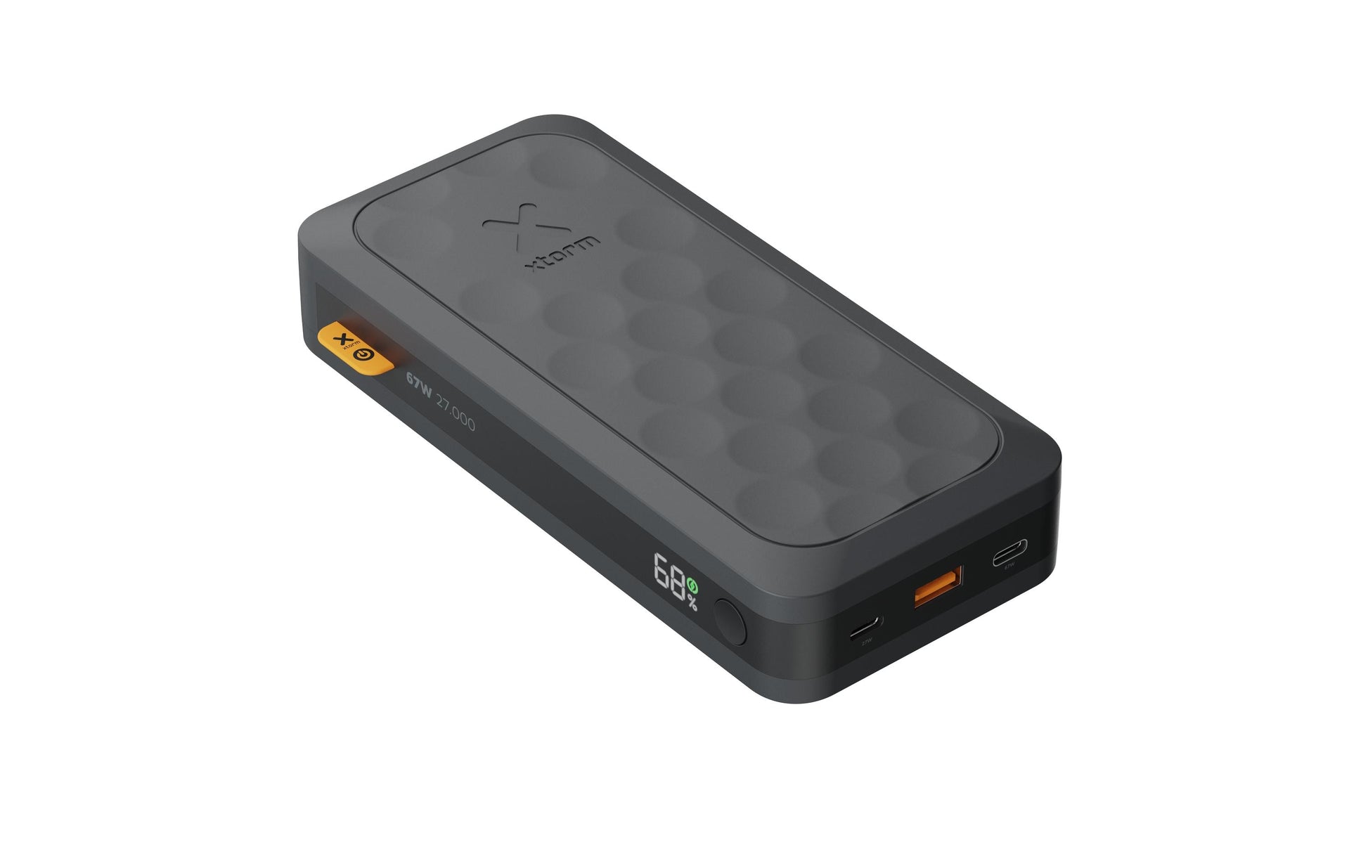 Xtorm Powerbank 27000 mAh, PD 67 W, 2× USB-C, 1× USB-A, Schwarz