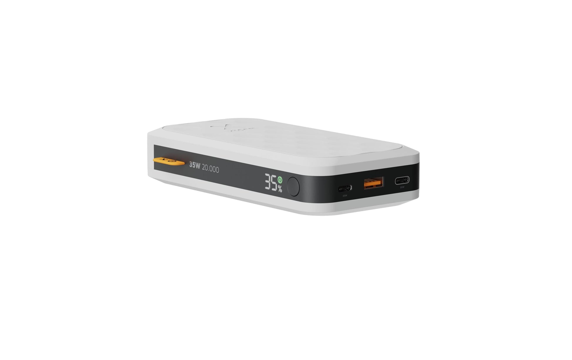 Xtorm Powerbank 20000 mAh, PD 35 W, 2× USB-C, 1× USB-A, Weiss