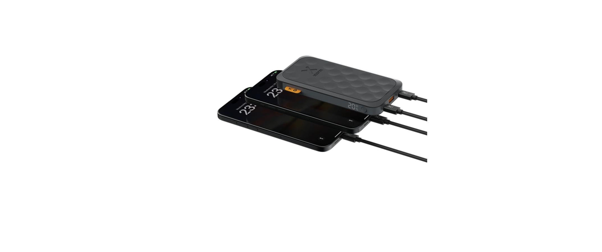 Xtorm Fuel Series 5 Powerbank 10'000 mAh – 20 W PD, 2× USB-C, 1× USB-A, schwarz