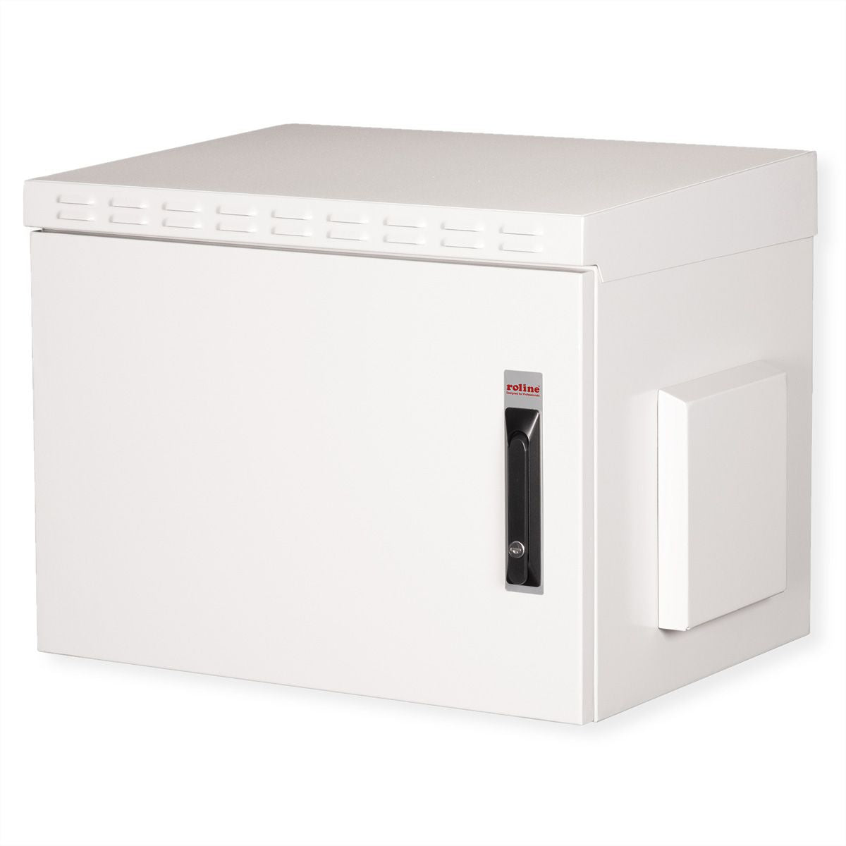 ROLINE Pro – 19" Wandverteiler 7U, IP55, abschliessbar, 600 × 450 × 490 mm, lichtgrau, Stahl