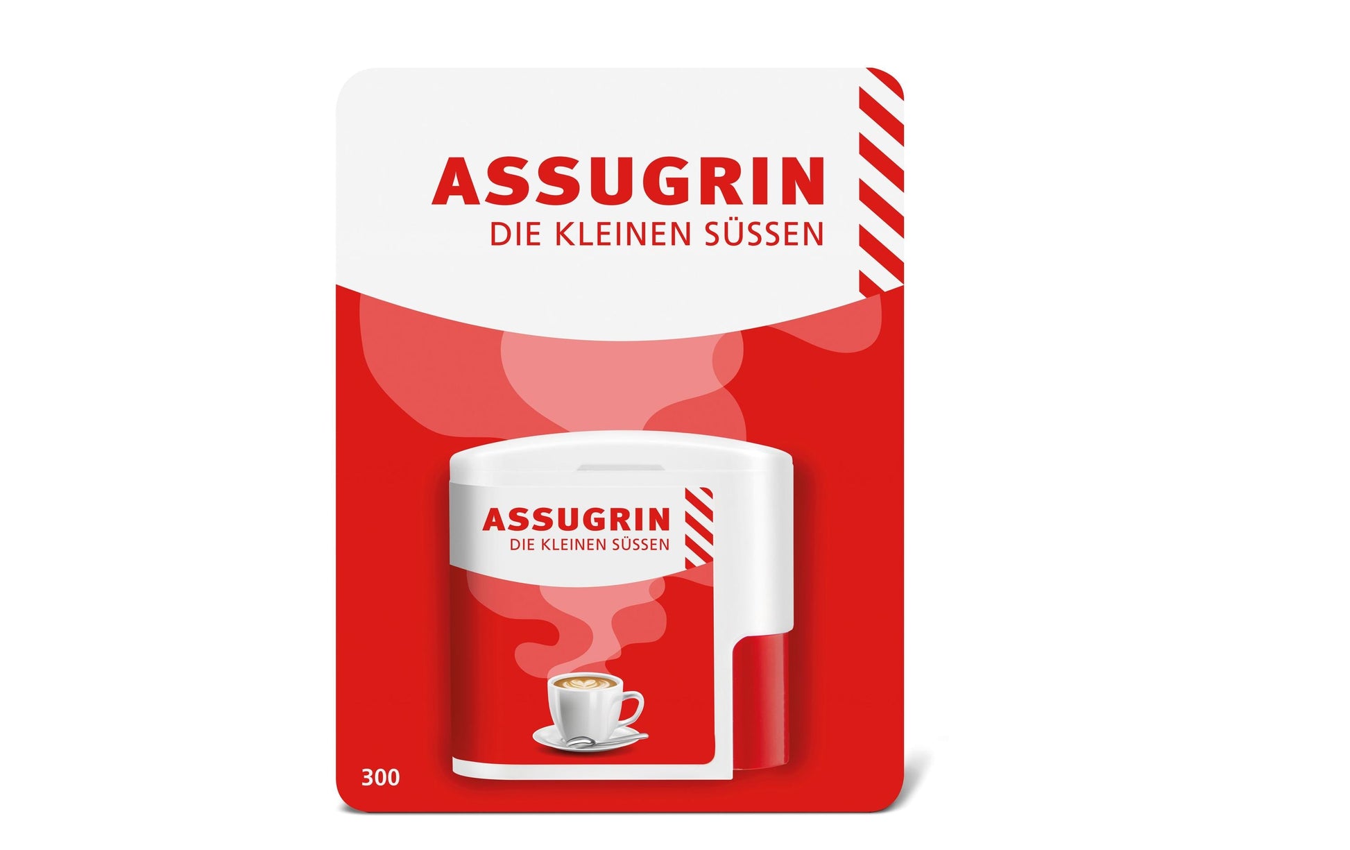 Assugrin Das Original – Süssstoff-Tabletten, Dispenser – 300 Tabletten