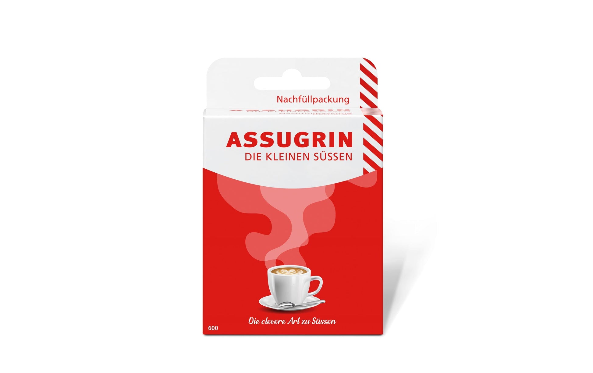 Assugrin Das Original – Süssstoff-Tabletten, Nachfüllpackung – 600 Tabletten