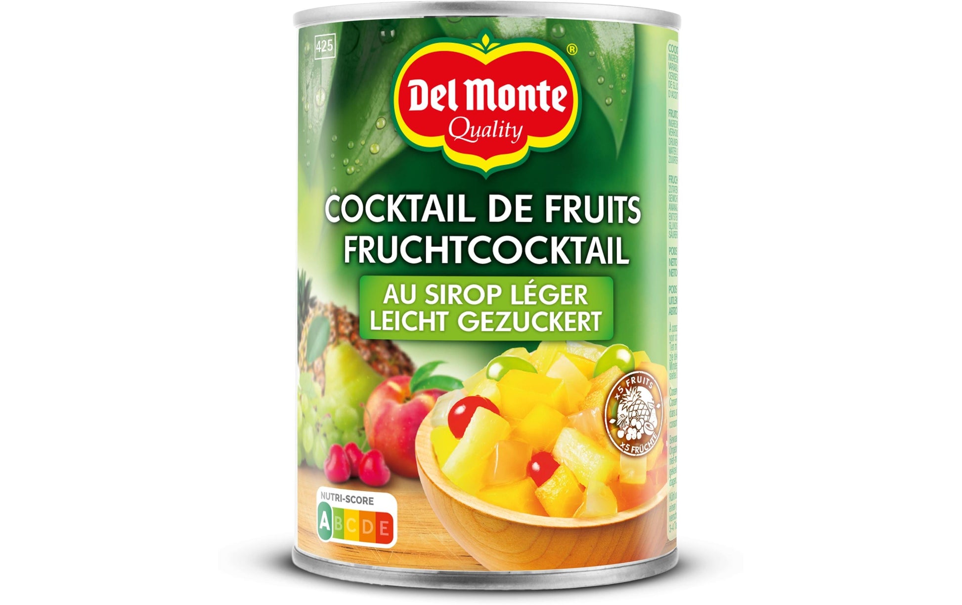 Del Monte Fruchtcocktail leicht gezuckert – vegan – 250 g