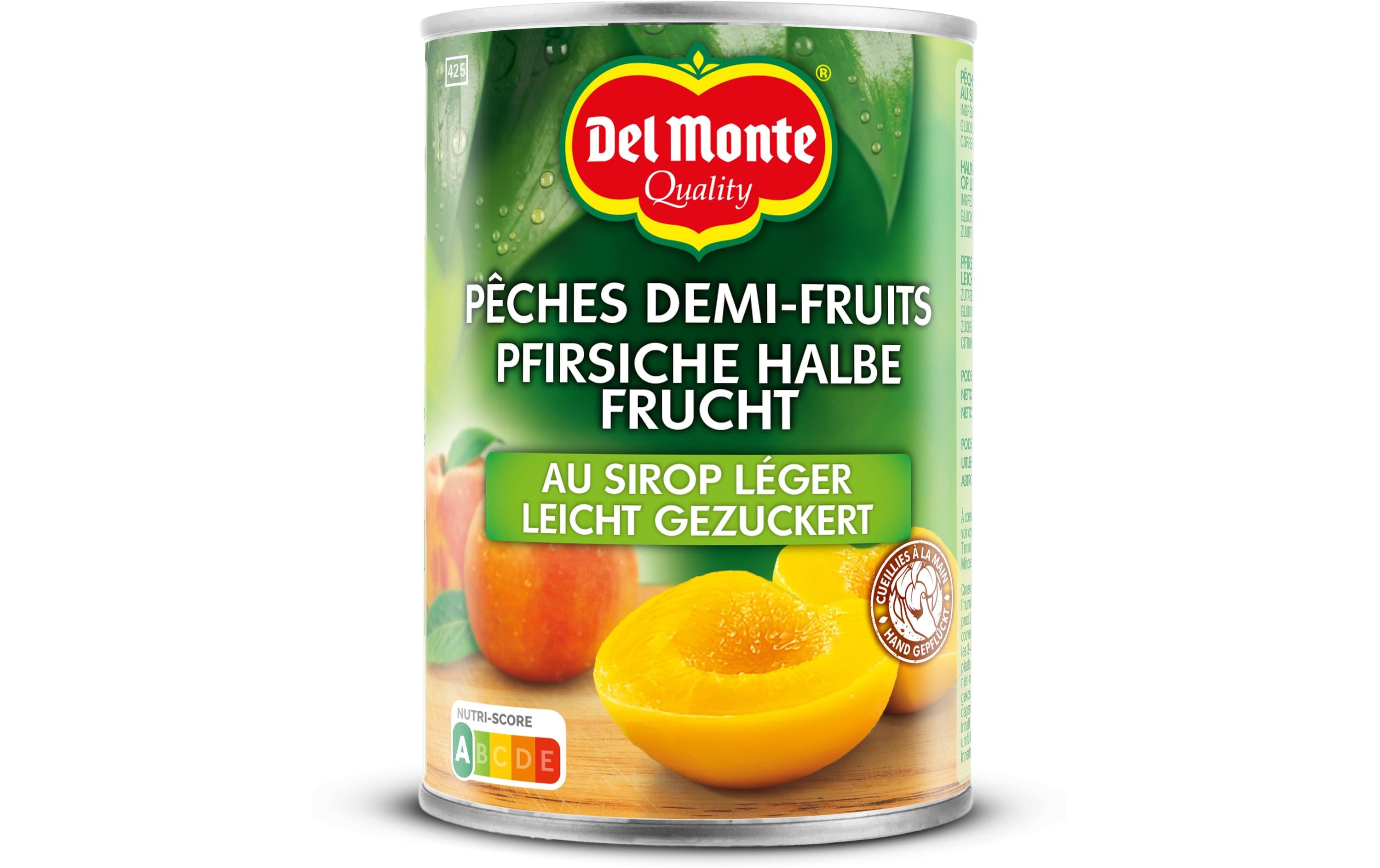 Del Monte Pfirsichhälften – in Sirup, leicht gezuckert – 235 g