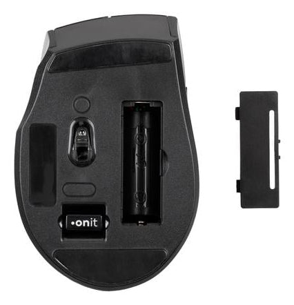 ONIT Tastatur-Maus-Set – 2,4 GHz USB-A (Empfänger) – QWERTZ (CH) – Schwarz