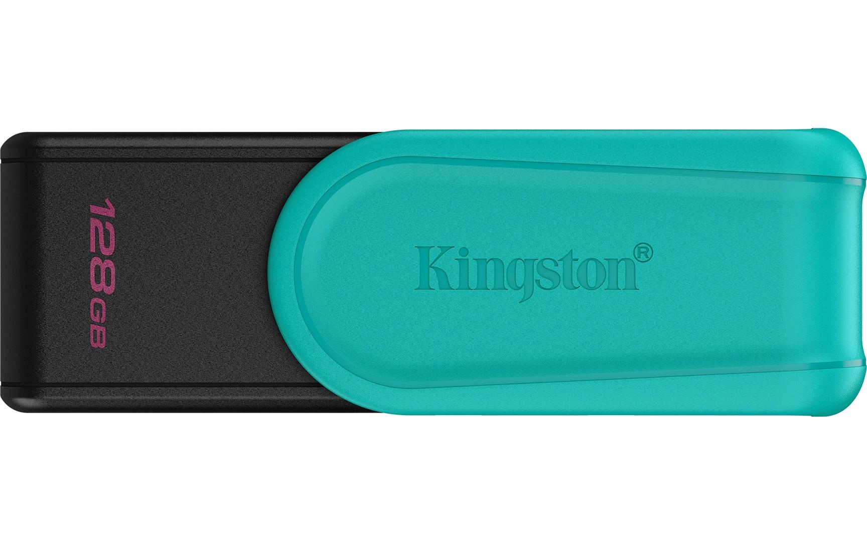 Kingston Technology Kingston DT Exodia S USB-Stick – 128 GB, USB 3.2 Gen 1, Schwarz/Türkis