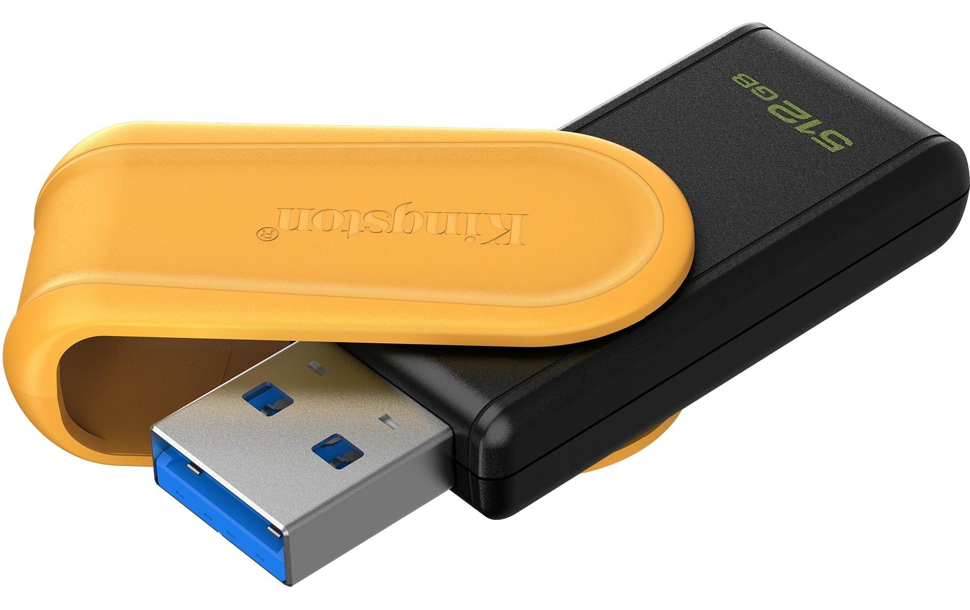 Kingston Technology Kingston Exodia DT S USB-Stick – 512 GB, USB 3.2 Gen 1, Schwarz/Gelb