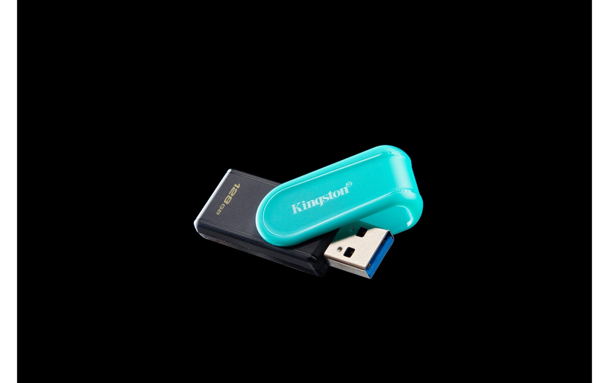 Kingston Technology Kingston DT Exodia S USB-Stick – 128 GB, USB 3.2 Gen 1, Schwarz/Türkis