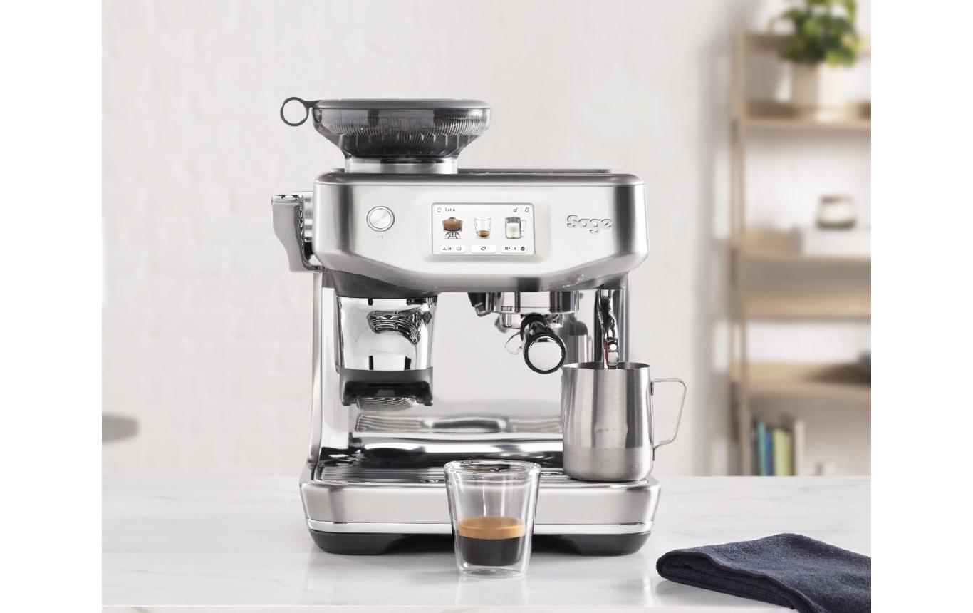 Sage Software Sage Barista Imp Cold SS Espressomaschine (Siebträger) – 9 bar, 2,0 l, Milchschaumdüse, Silber