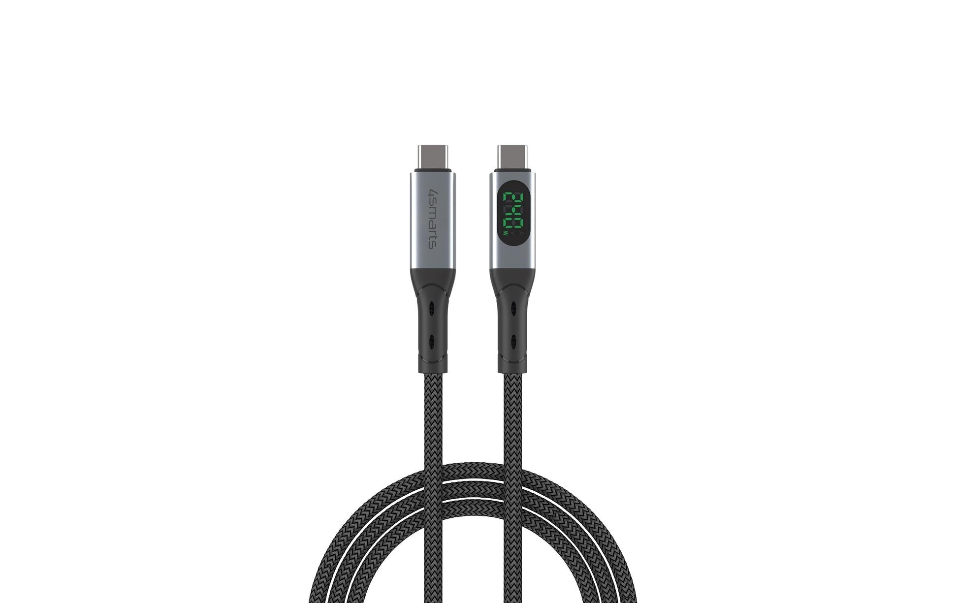 4smarts USB-Kabel, USB-C zu USB-C, 1,5 m, USB4, Lade-/Datenkabel