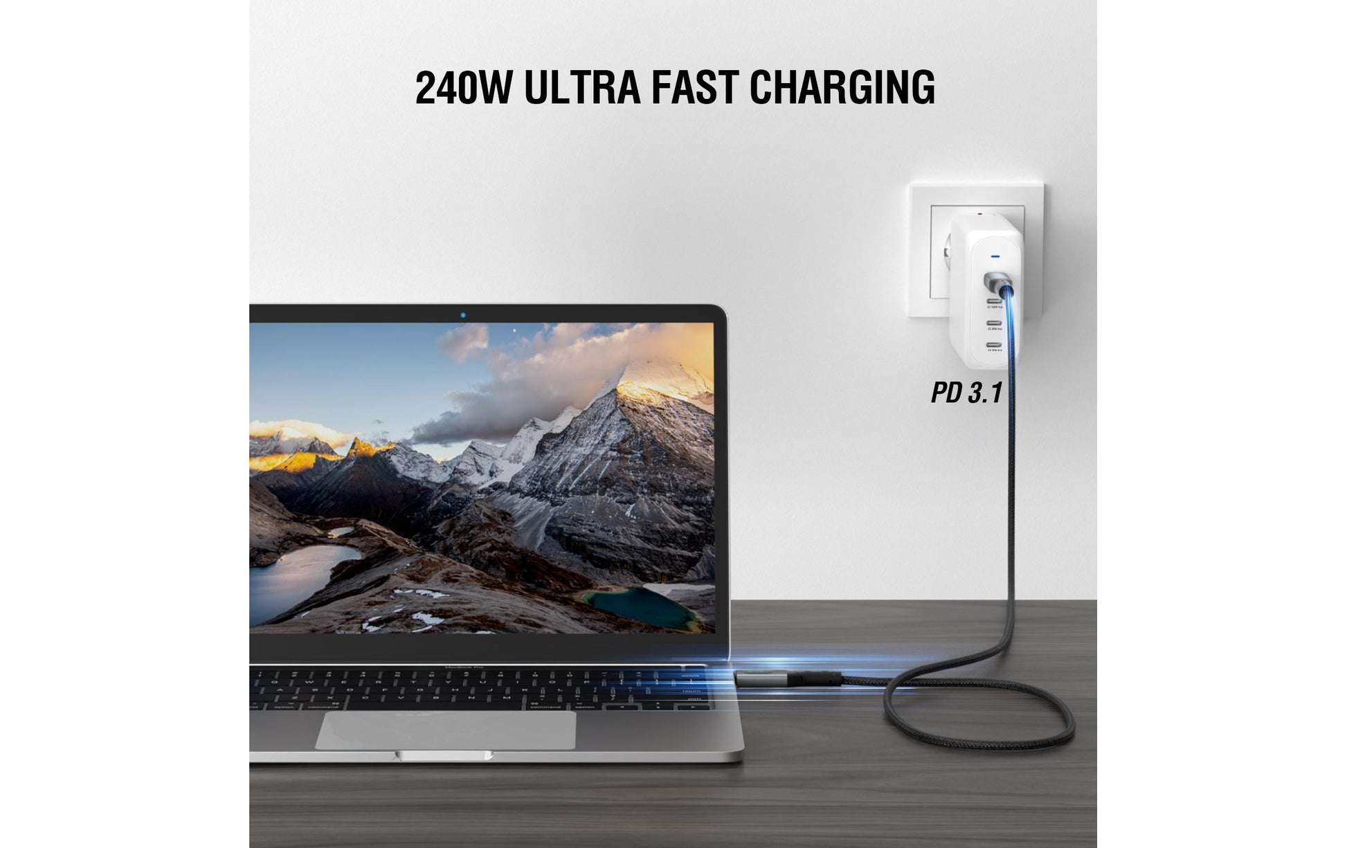 4smarts USB-Kabel, USB-C zu USB-C, 1,5 m, USB4, Lade-/Datenkabel