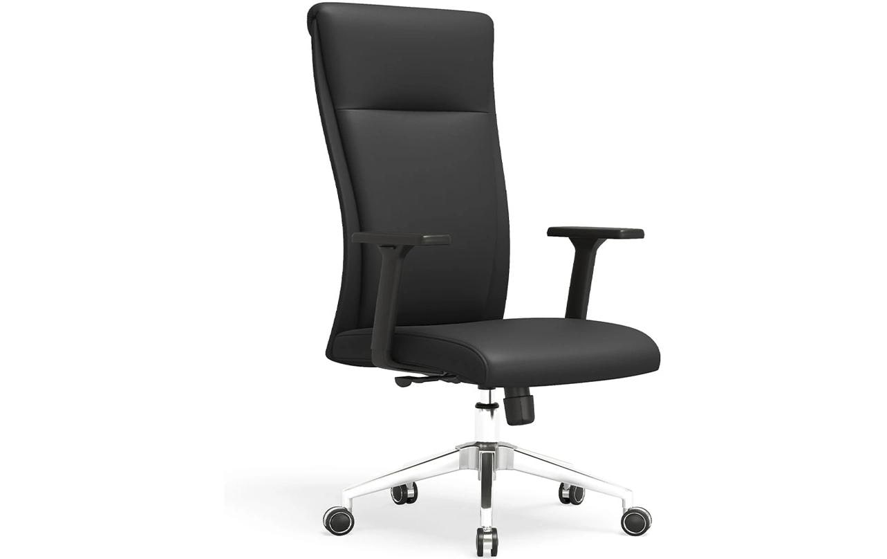 Contini Bürostuhl ComfortPro – Kunstleder, schwarz