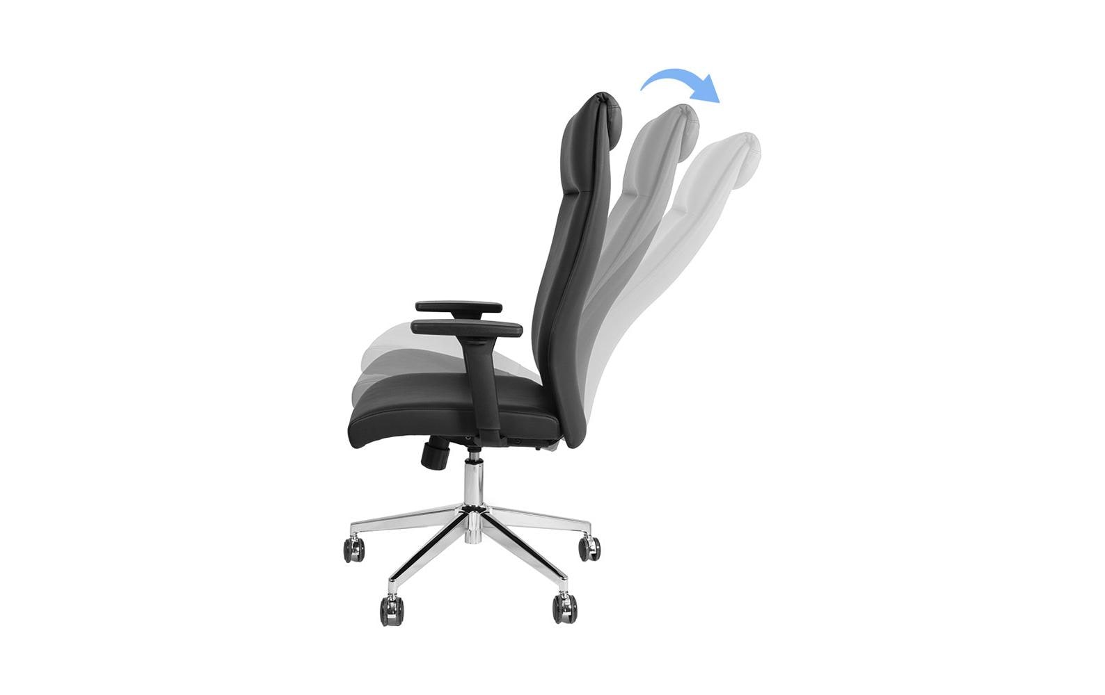 Contini Bürostuhl ComfortPro – Kunstleder, schwarz