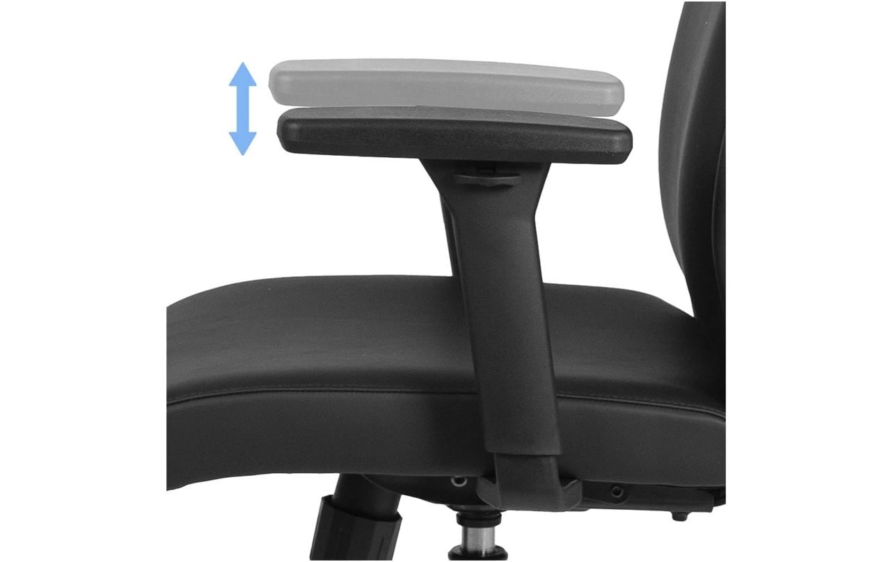 Contini Bürostuhl ComfortPro – Kunstleder, schwarz