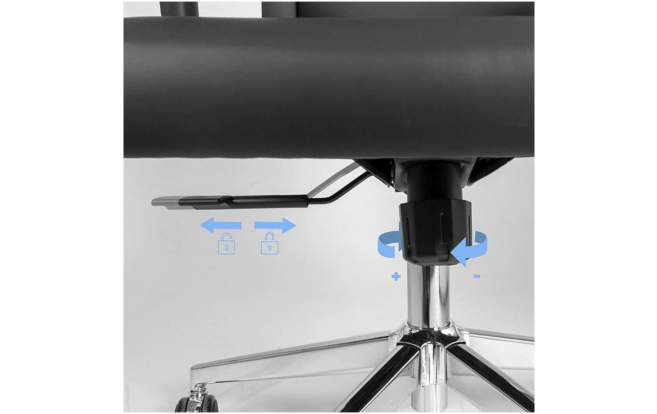 Contini Bürostuhl ComfortPro – Kunstleder, schwarz