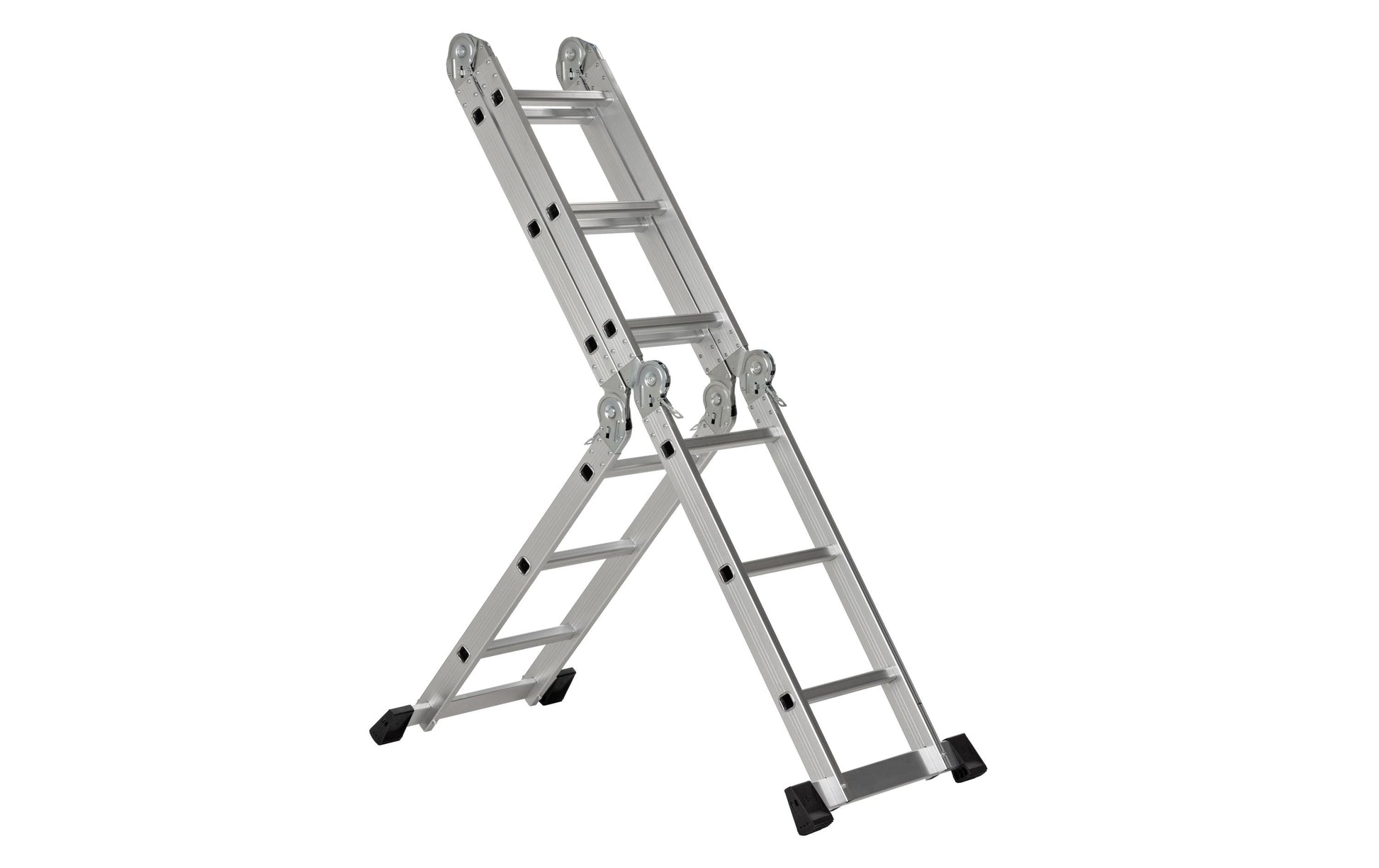 Struct Klappleiter – 12 Stufen, 150 kg, Höhe 3,71 m