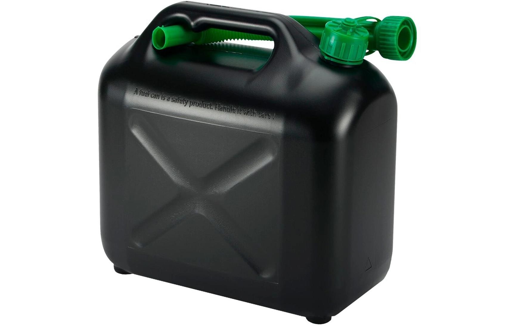 Topline Benzinkanister 10 l – Schwarz, Kunststoff