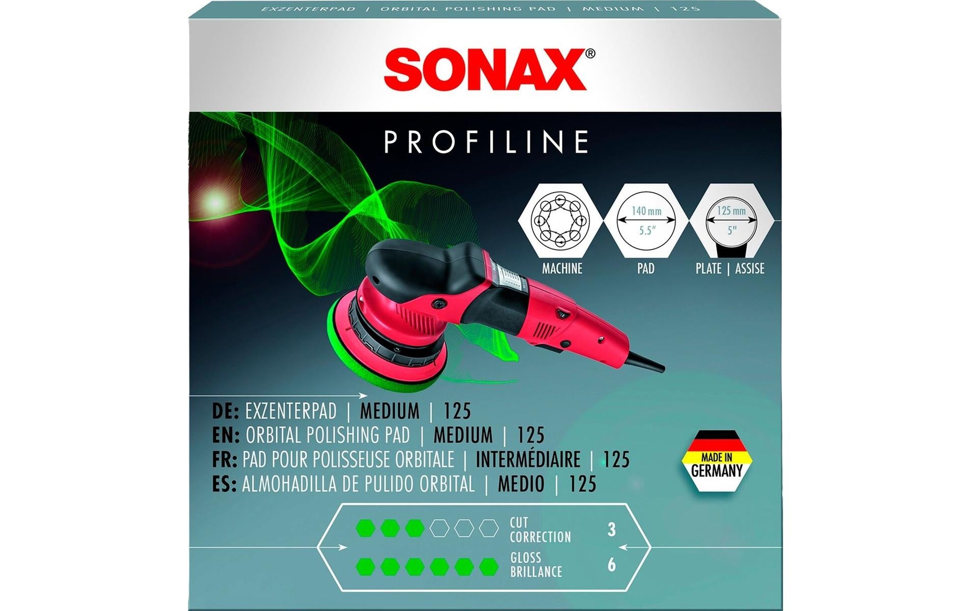 Sonax Polierpad PROFILINE – Ø14,3 cm – Medium