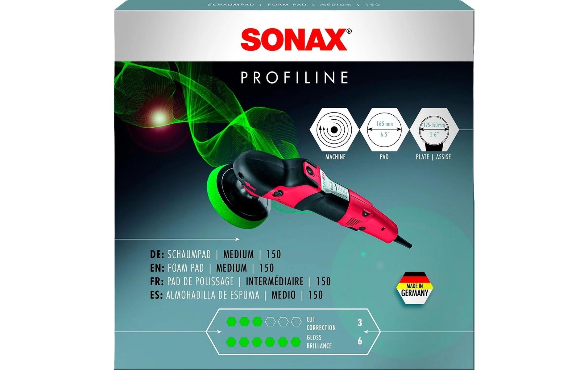 Sonax PROFILINE Polierpad 165 mm – medium